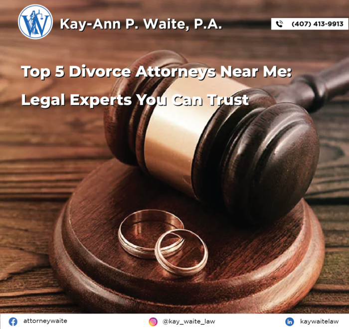 Top 5 Divorce Attorneys Near Me