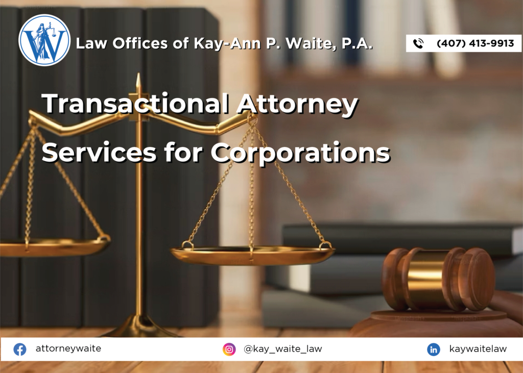 Transactional Attorney Services For Corporations